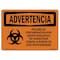 Signmission Safety Sign, OSHA WARNING, 12" Height, 18" Width, Biohazard No Food Or Drink Spanish, Landscape OS-WS-D-1218-L-12500 - alternate 1